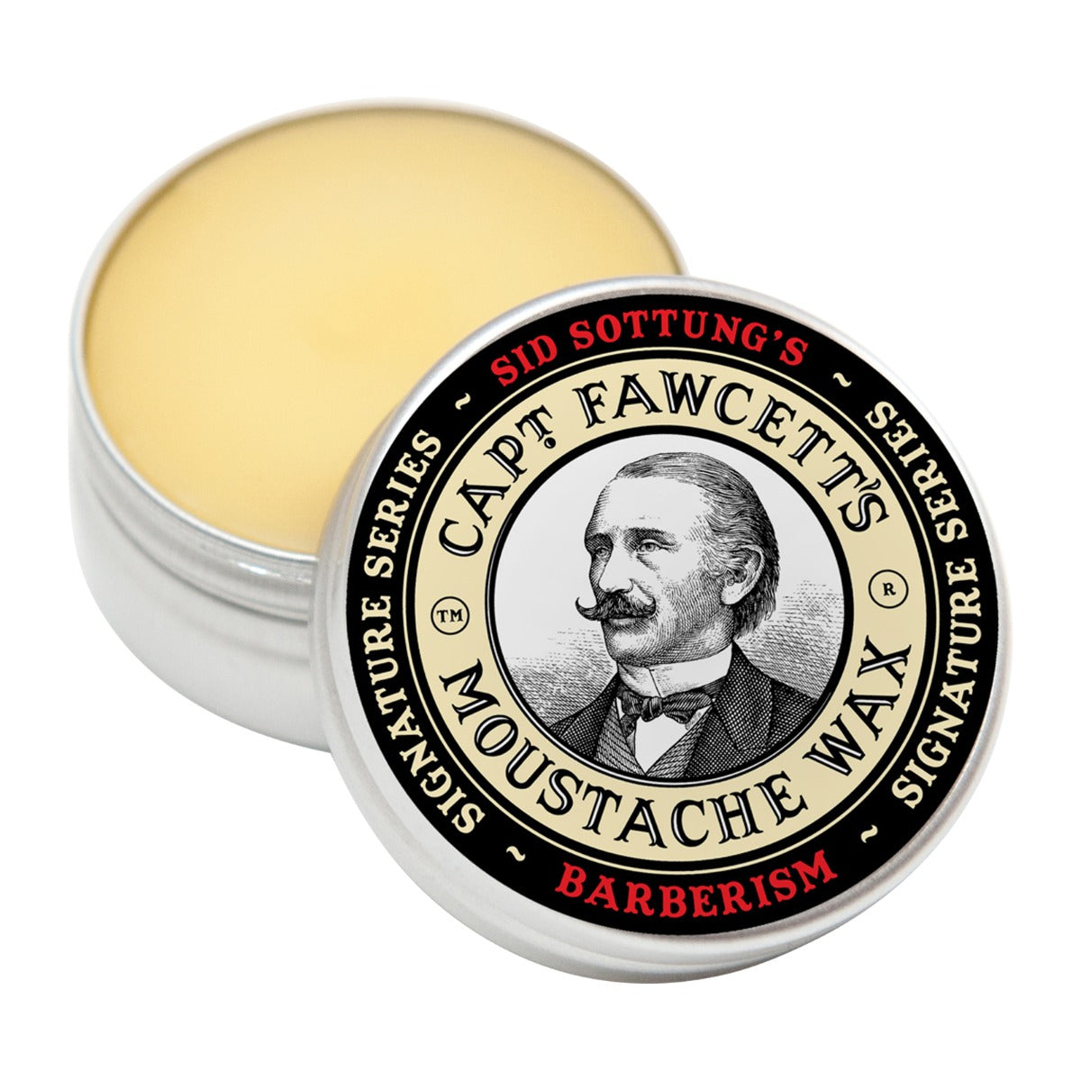 Captain Fawcett's Barberism Moustache Wax by Sid Sottung, 15ml