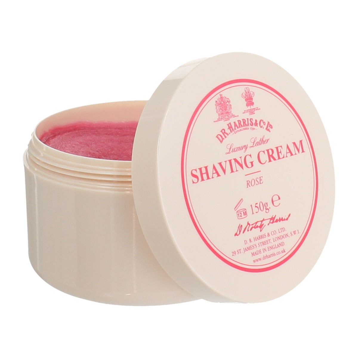 D. R. Harris Rose Shaving Cream Bowl, 150g