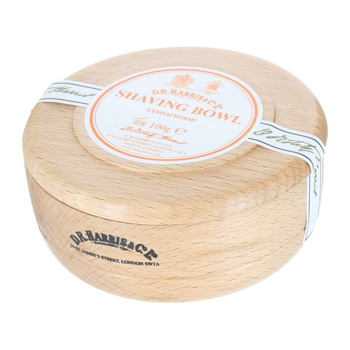 D. R. Harris Sandalwood Shaving Soap in Bowl, 100g