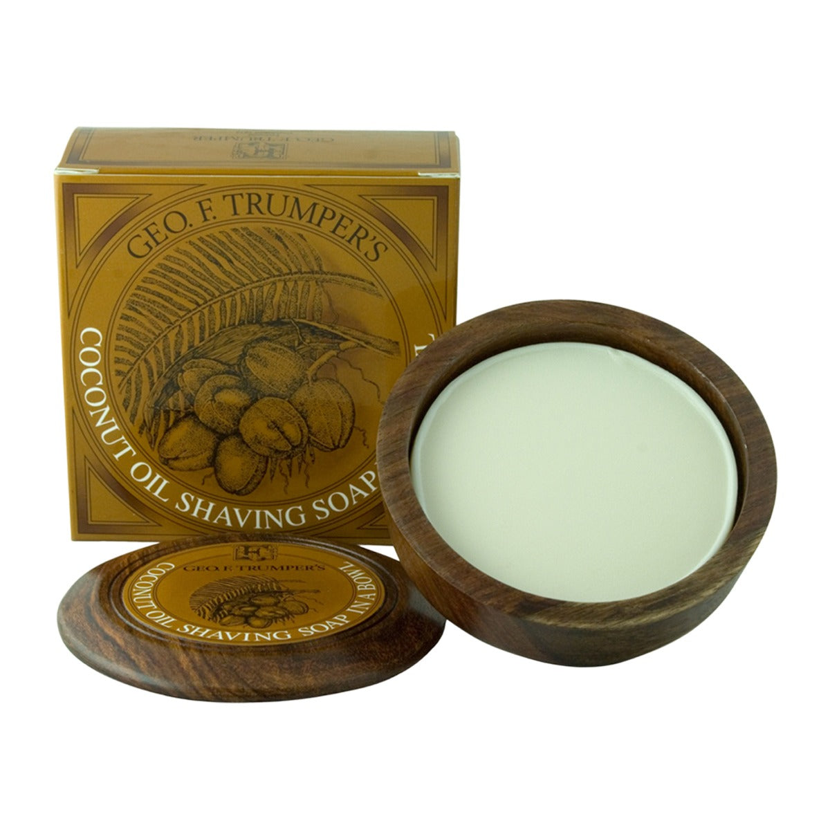 Geo. F. Trumper Coconut Oil Shaving Soap in Bowl, 80g