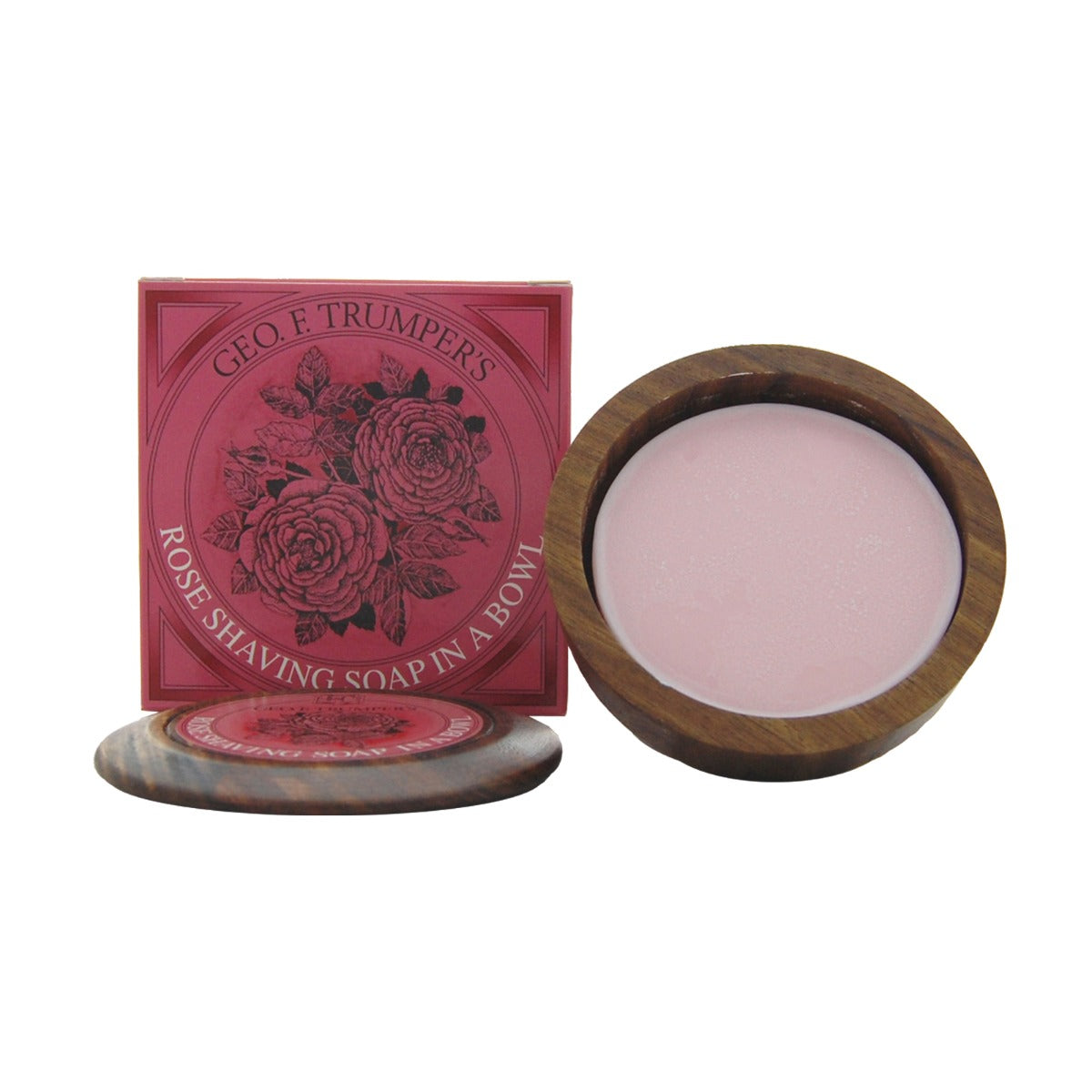 Geo. F. Trumper Rose Shaving Soap in Bowl, 80g