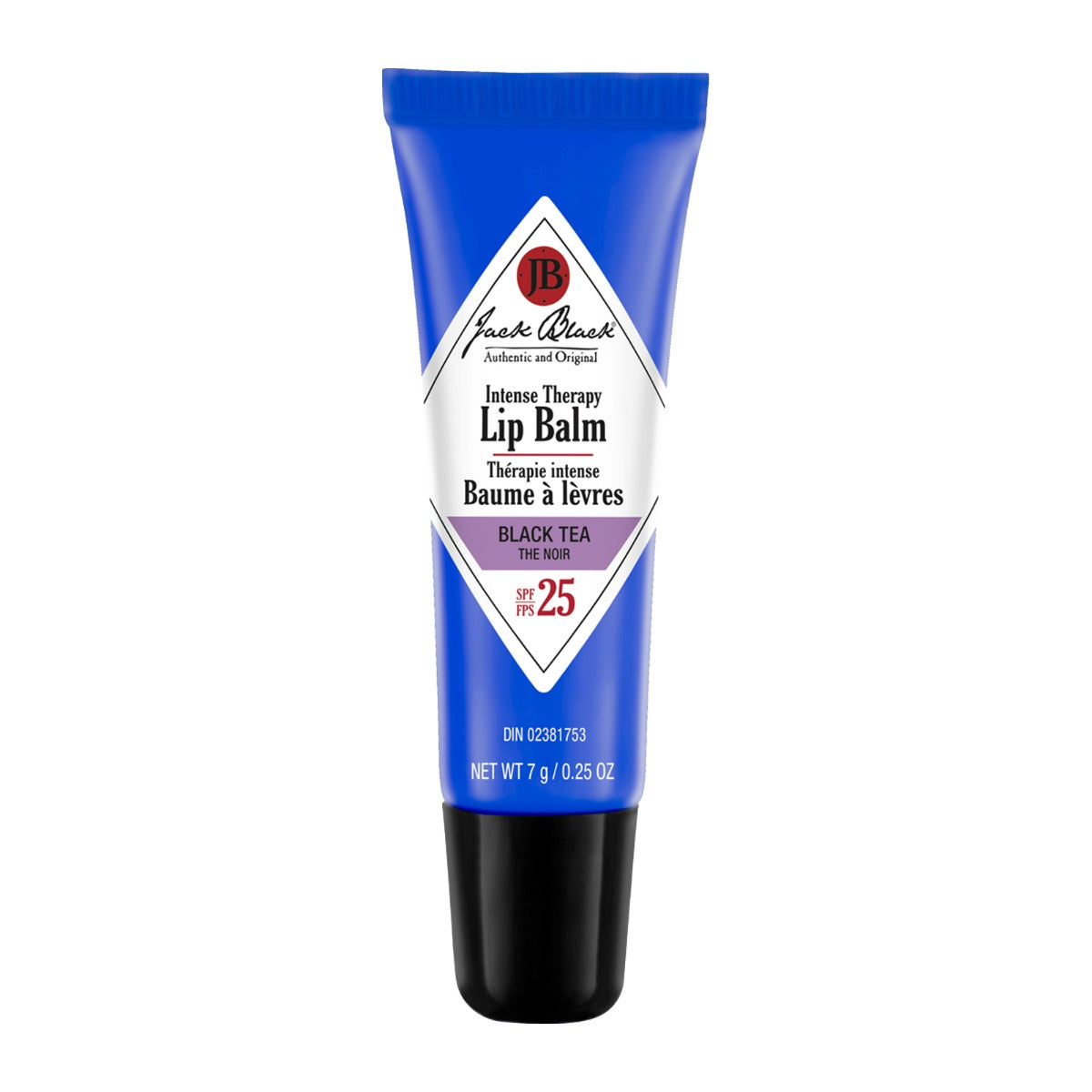 Jack Black Intense Therapy Lip Balm SPF 25: Black Tea & Blackberry, 7g