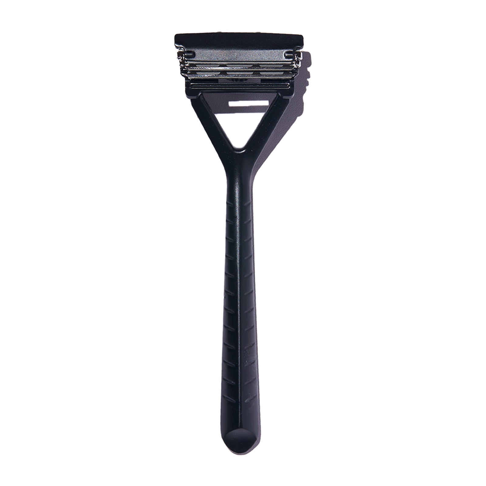 The Leaf Razor Three-Blade Pivoting-Head Razor: Black