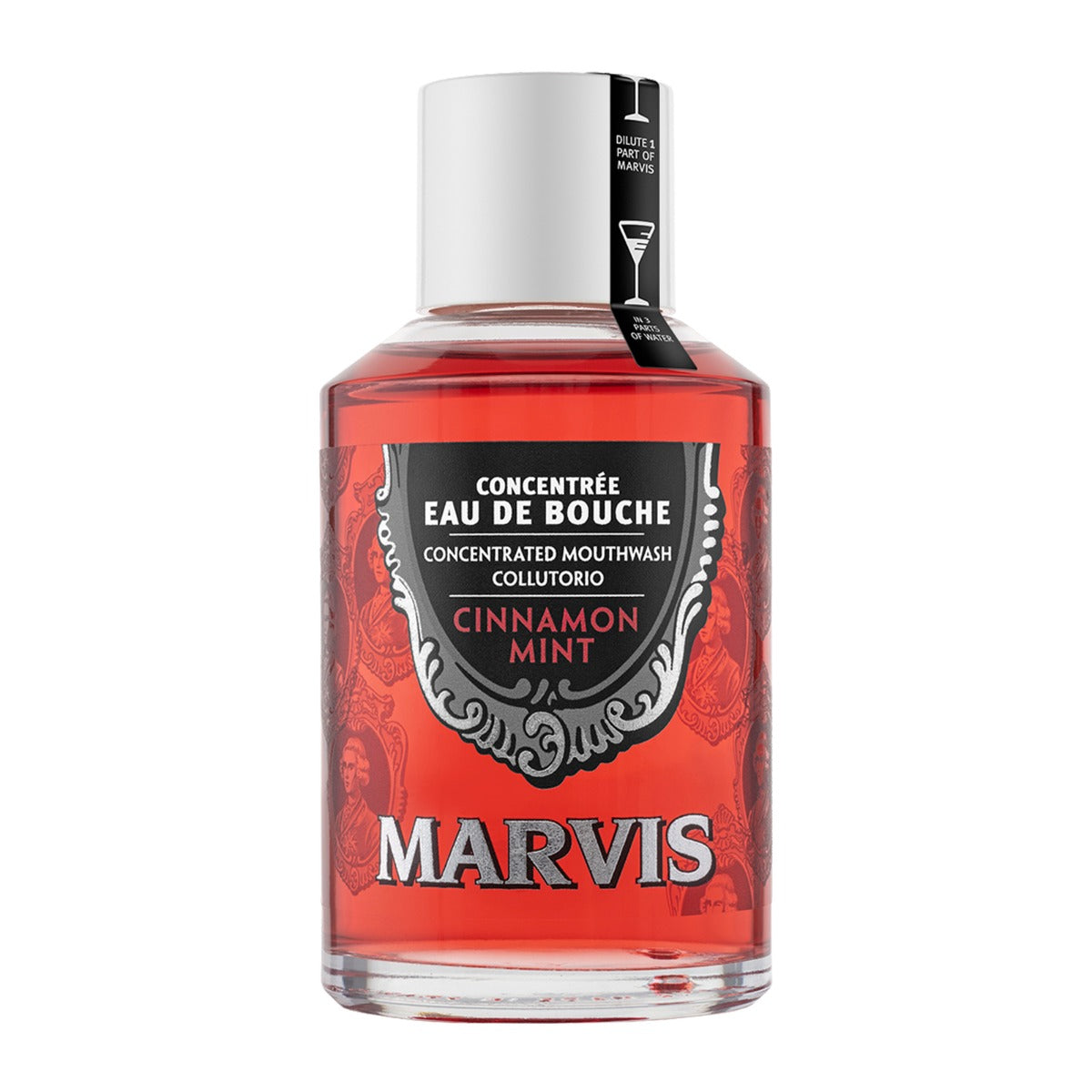 Marvis Cinnamon Mint Concentrated Mouthwash, 120ml