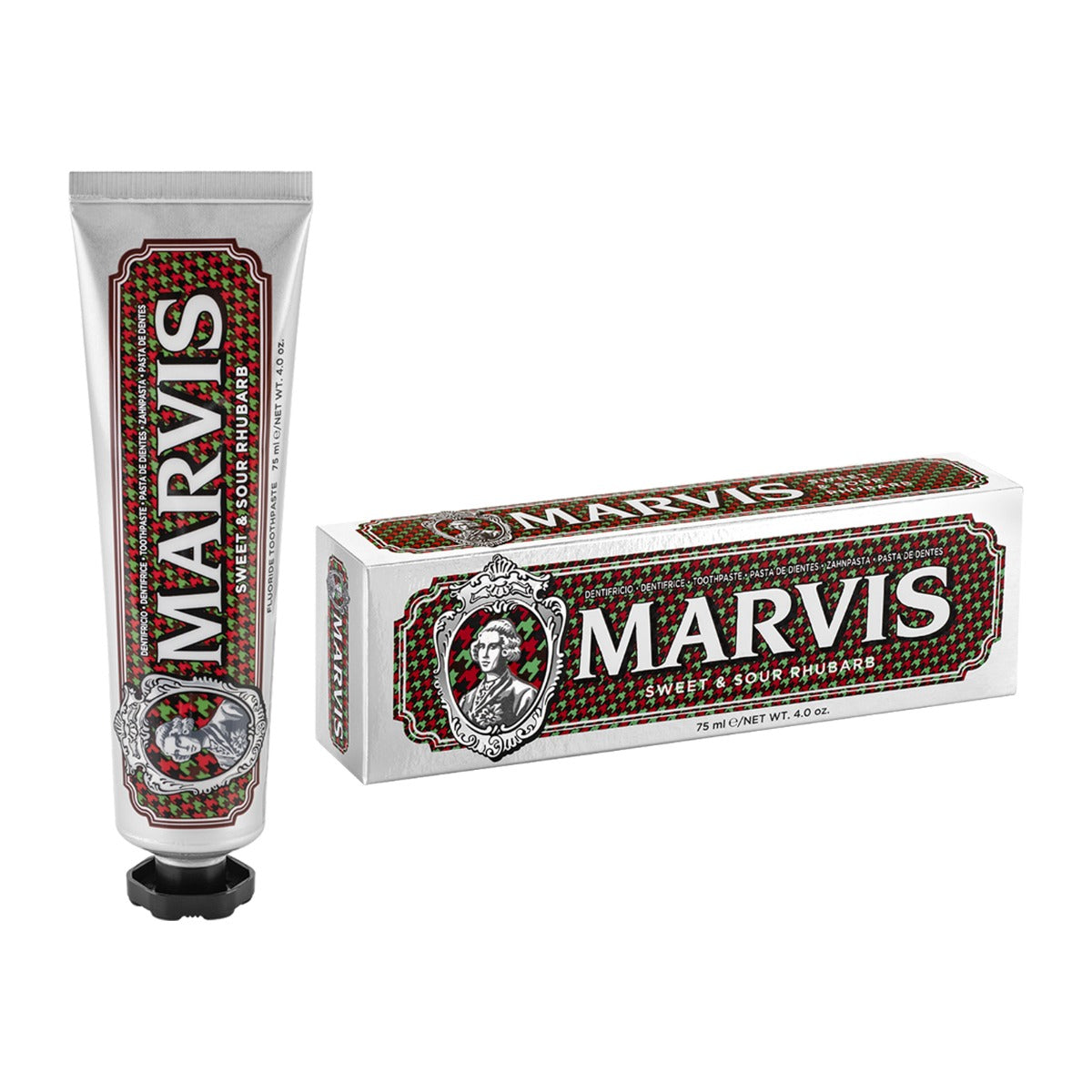 Marvis Sweet & Sour Rhubarb Toothpaste, 75ml