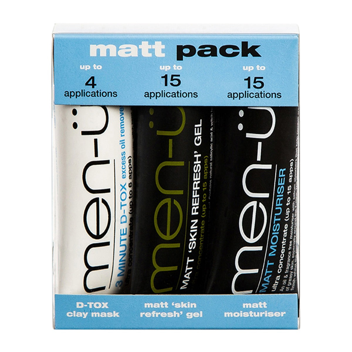 men-u Matt Pack, 3 x 15ml