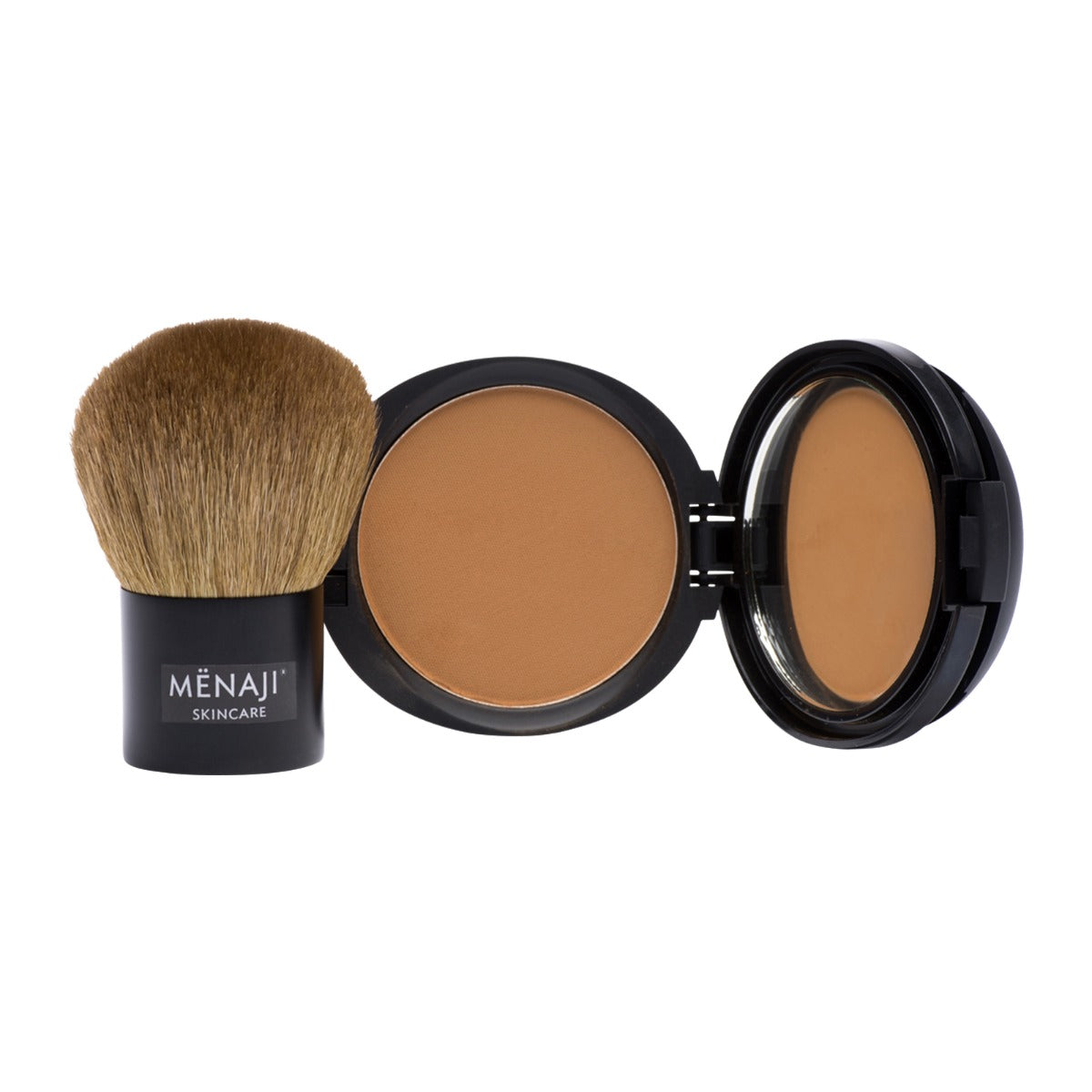 Menaji HDPV Anti-Shine Sunless Tan with Kabuki Brush, 10g