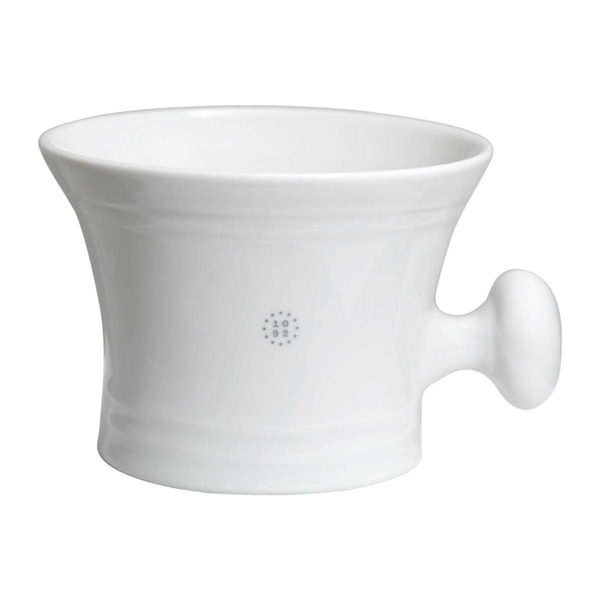 One Thousand & Ninety Two Porcelain Shaving Mug: White