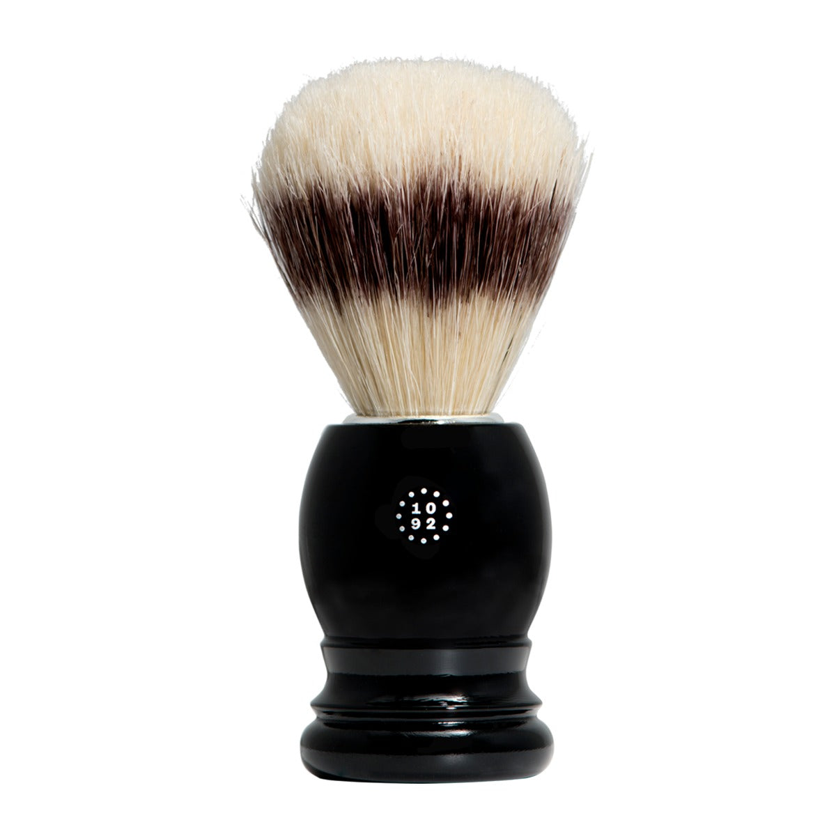 One Thousand & Ninety Two Pure Bristle Shave Brush: Black