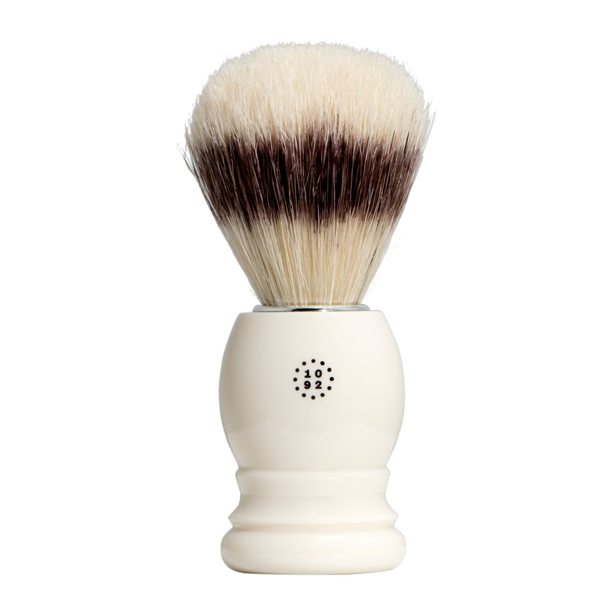 One Thousand & Ninety Two Pure Bristle Shave Brush: Ivory