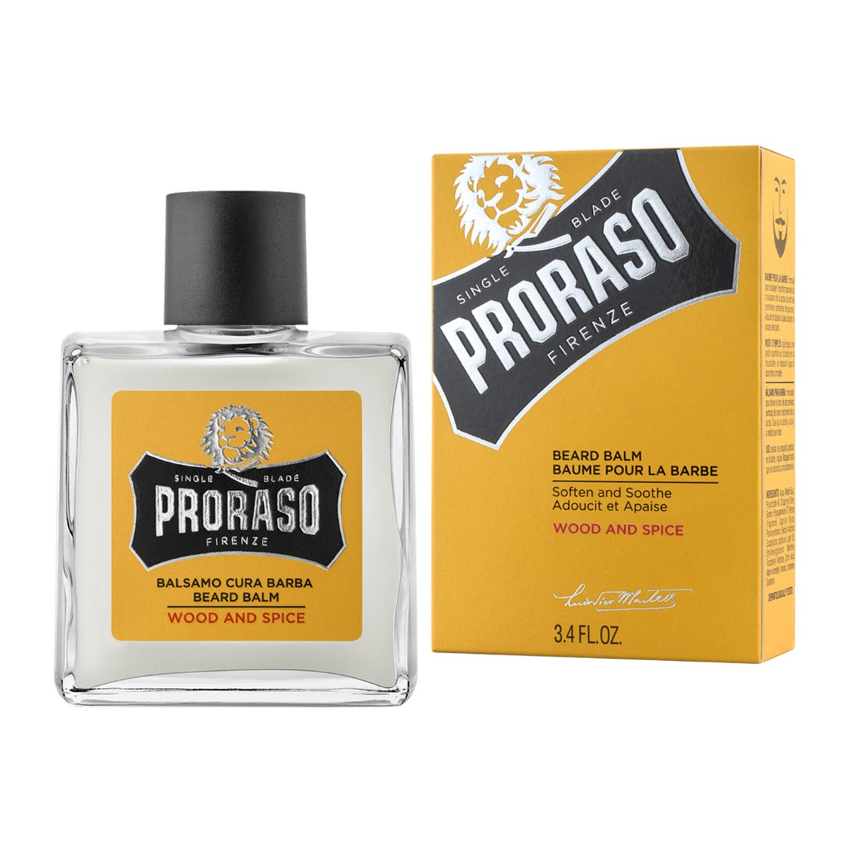 Proraso Beard Balm: Wood and Spice, 100ml