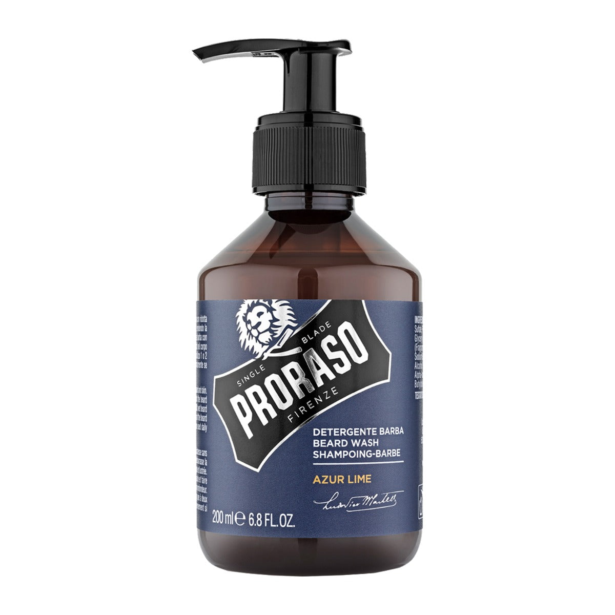 Proraso Beard Wash: Azur Lime, 200ml