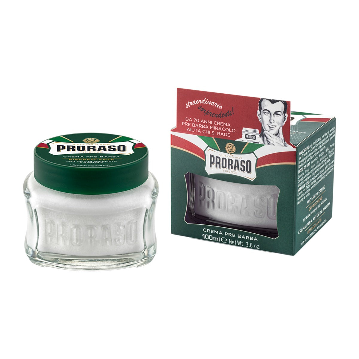 Proraso Pre-Shave Cream: Refreshing, 100ml