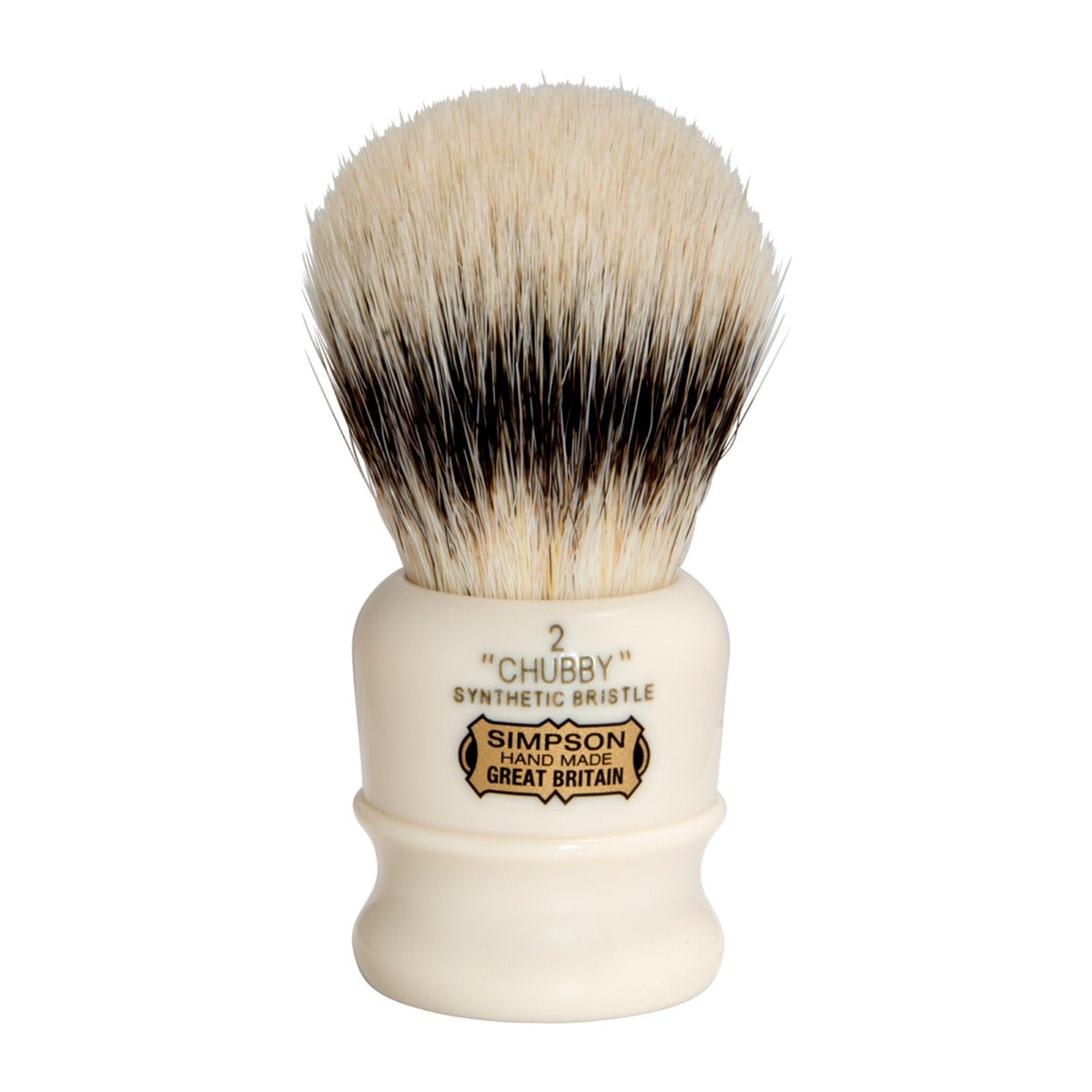 Simpsons Platinum Fibre Synthetic Shaving Brush: Chubby 2