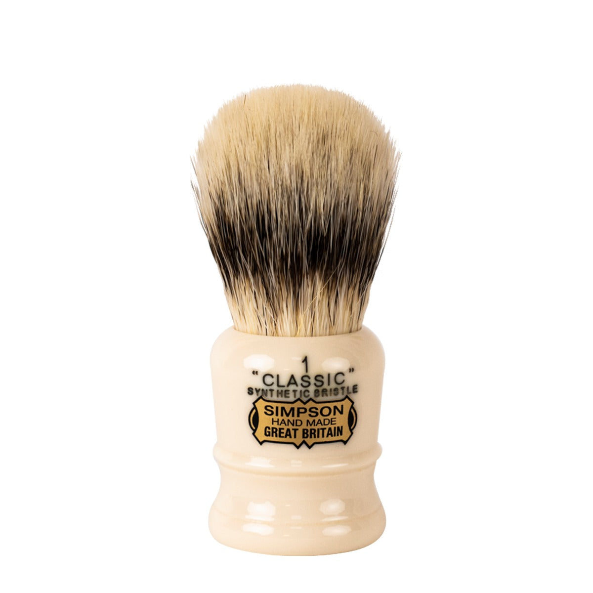 Simpsons Synthetic Travel Shaving Brush: Classic 1