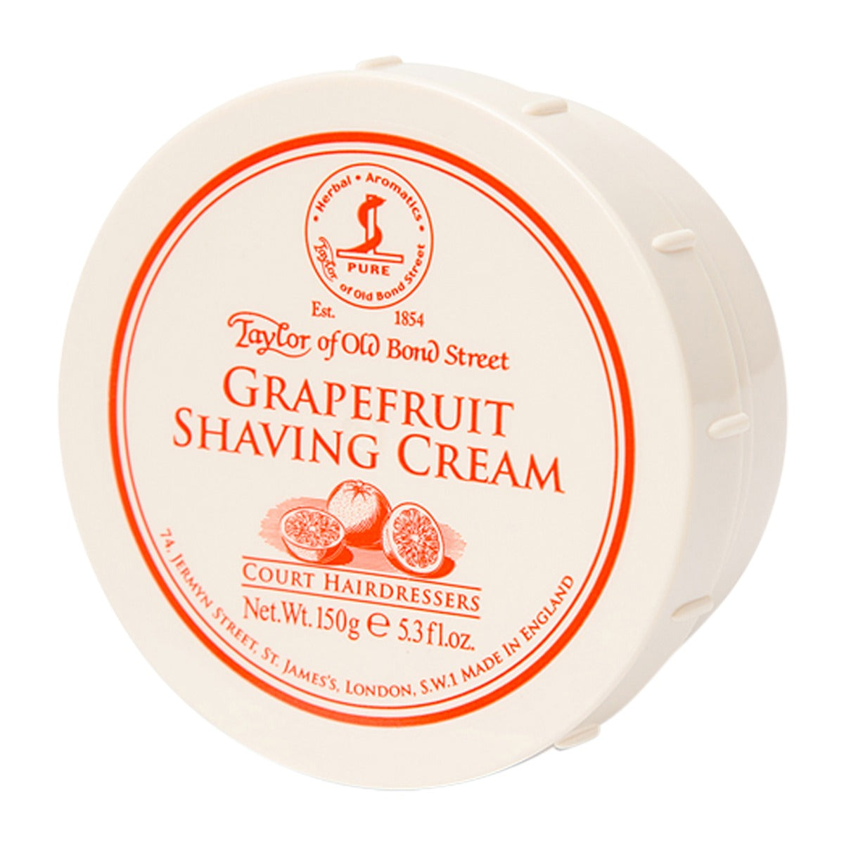 Taylor of Old Bond Street Grapefruit Shaving Cream Bowl, 150g