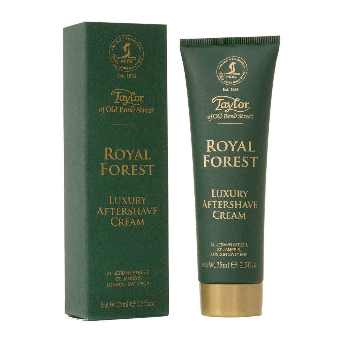 Taylor of Old Bond Street Royal Forest Aftershave Cream, 75ml