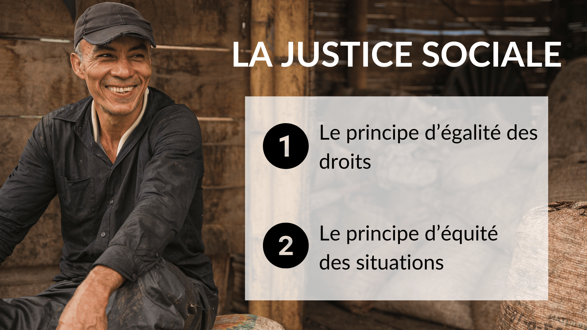 Deux principes de la justice sociale