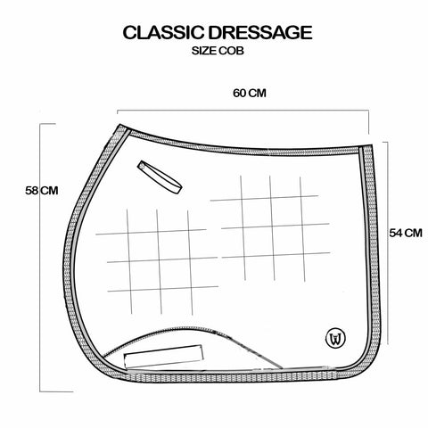 Mått för schabrak Classic COB