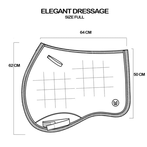 Size guide Elegant Dressage/ elegant dressyr