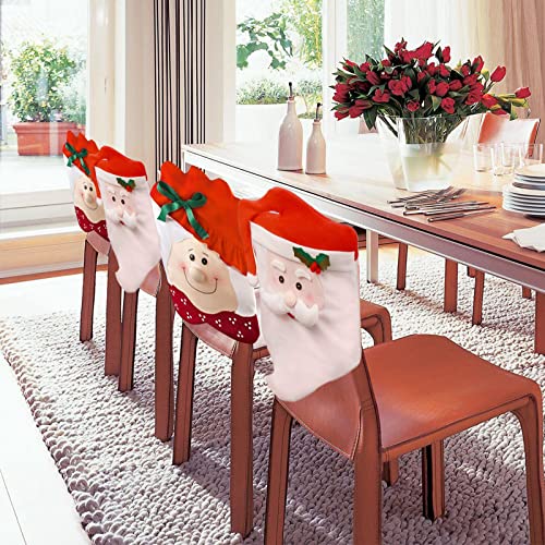 6 Pcs Christmas Chair Covers Decoration DANNY S HOME GOODS