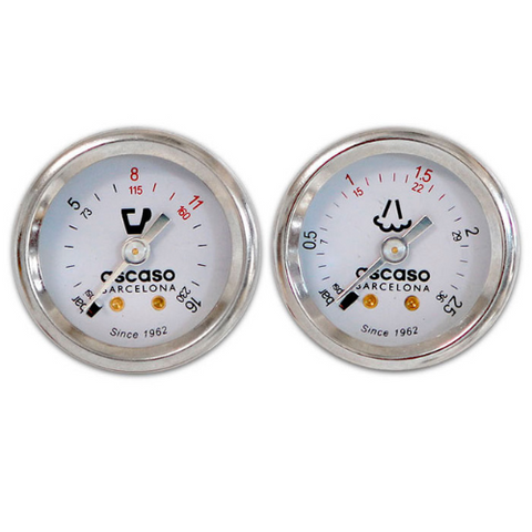 Pressure gauges for steam & coffee