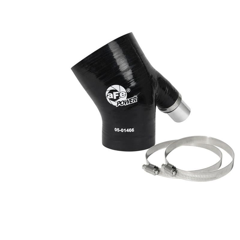 aFe MagnumFORCE Coupling Kit 3in ID x 2/14in x 35deg Elbow Reducing Coupler w. Vent - Black