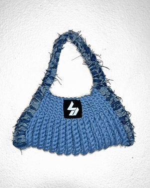 UNC Blue- Crochet Handbag - La'Don Denim