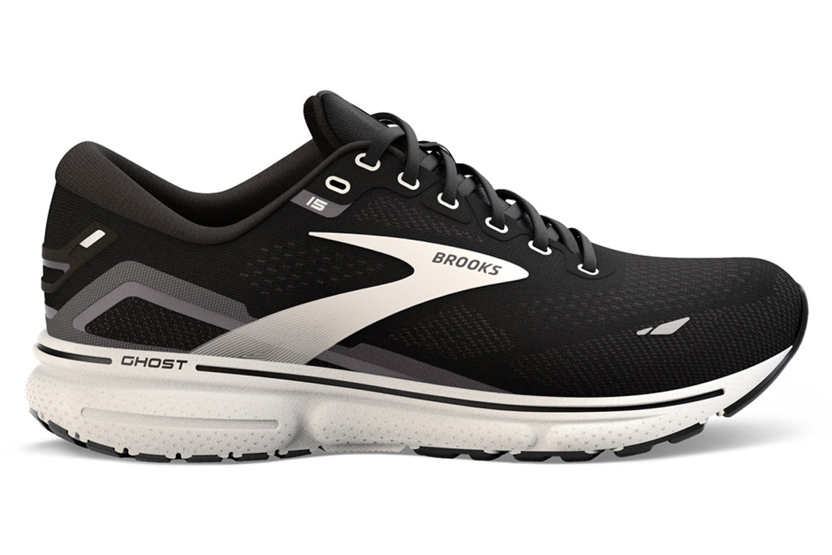 Brooks Ghost 15 D Black/White Womens