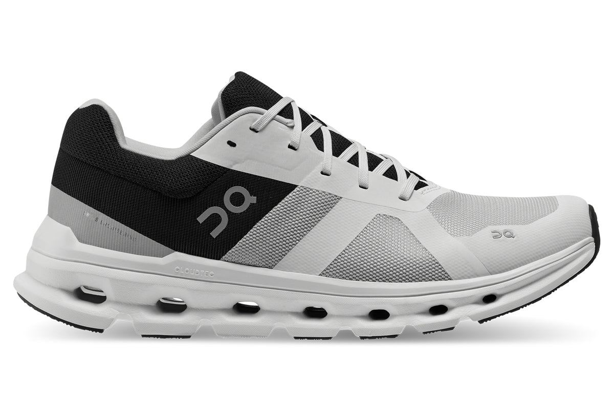 On Cloudrunner D Glacier/Black Mens