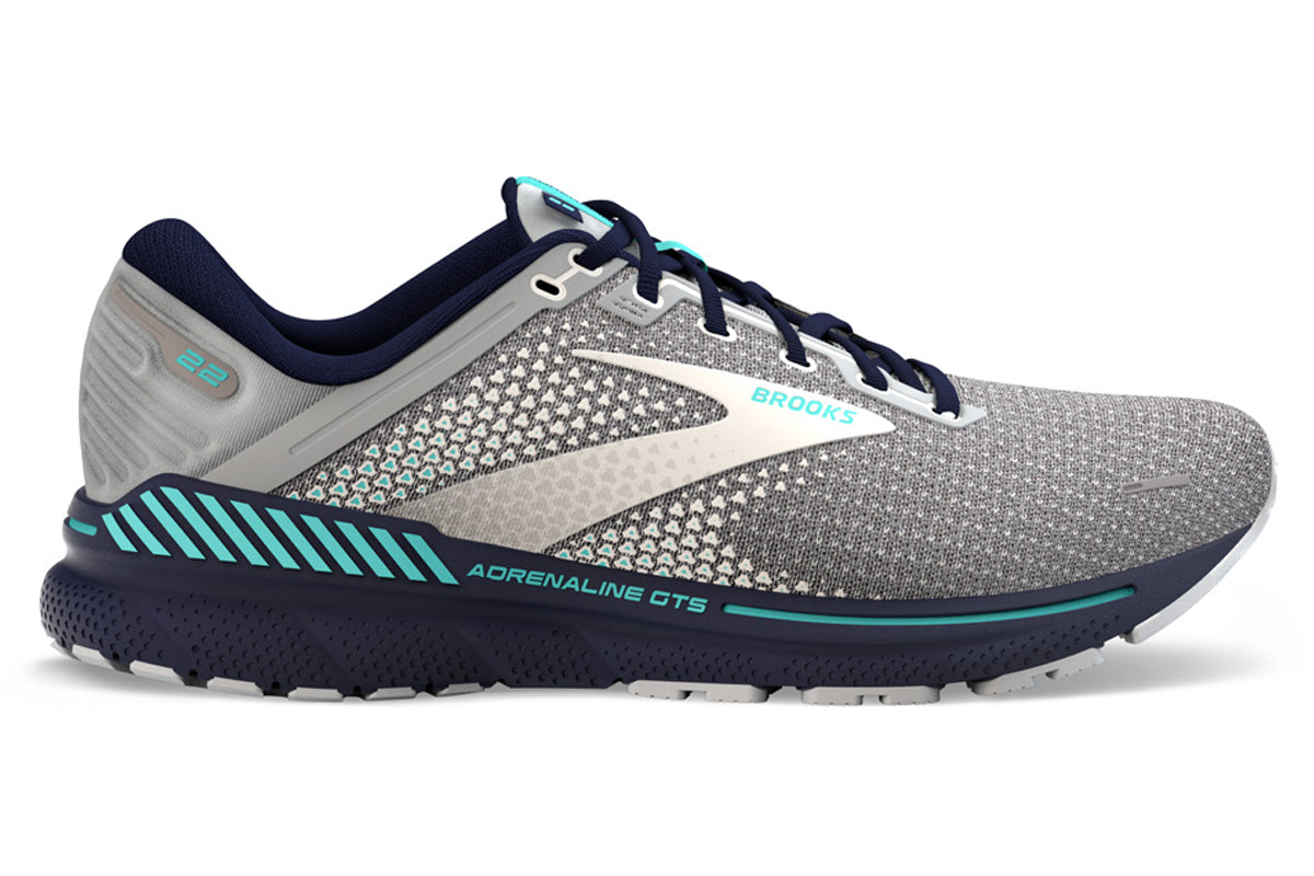 Brooks Adrenaline GTS 22 2A Alloy/blue/green Womens