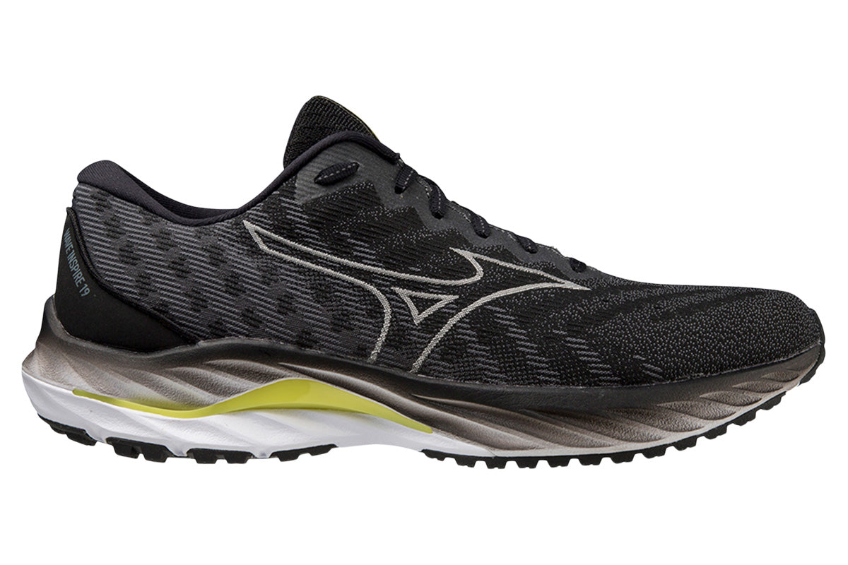 Mizuno Wave Inspire 19 SSW D Black/Stormy Weather/Ombre Blue Mens