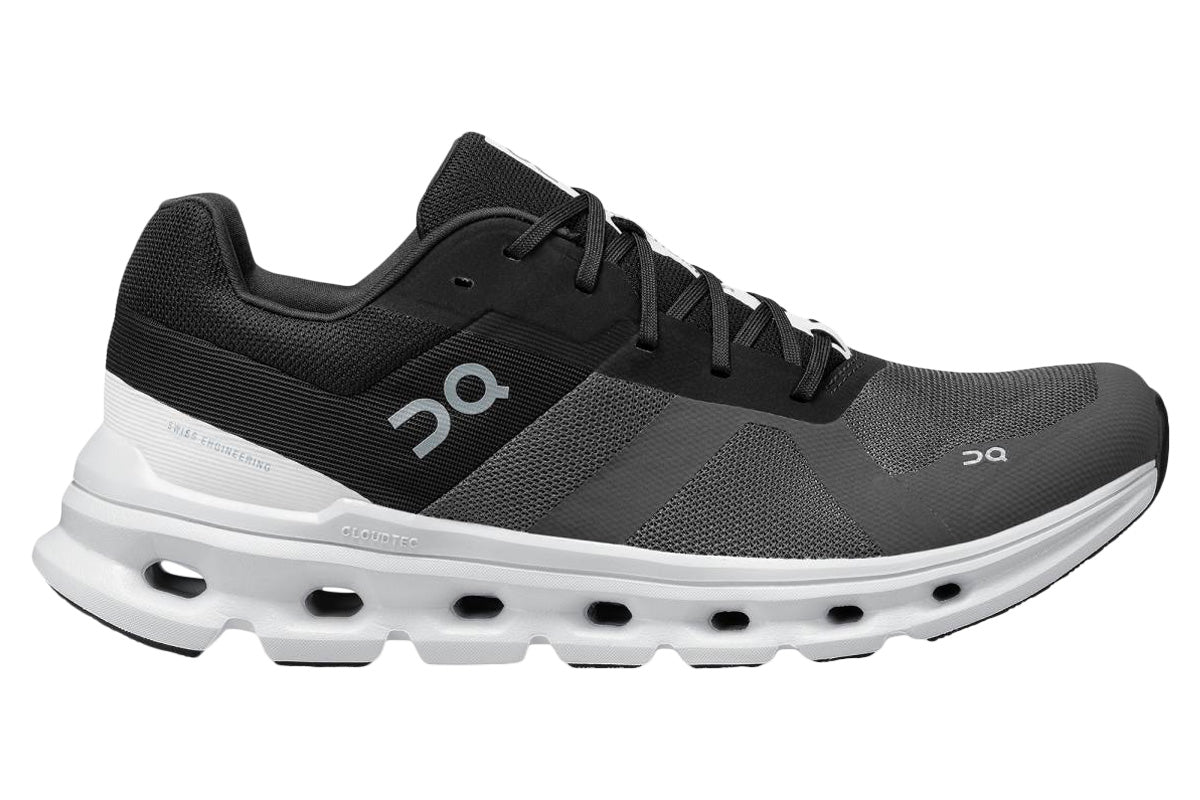 On Cloudrunner D Glacier/Black Mens