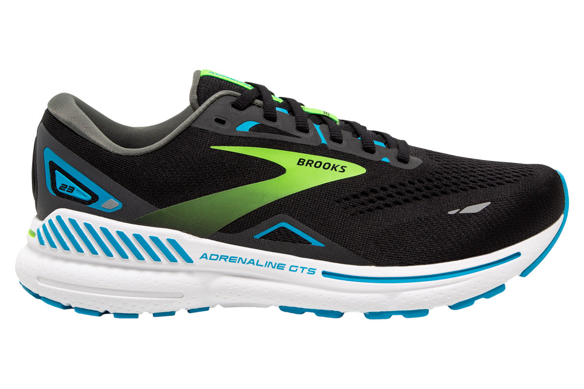 Brooks Adrenaline GTS 23 2E Black/White Mens