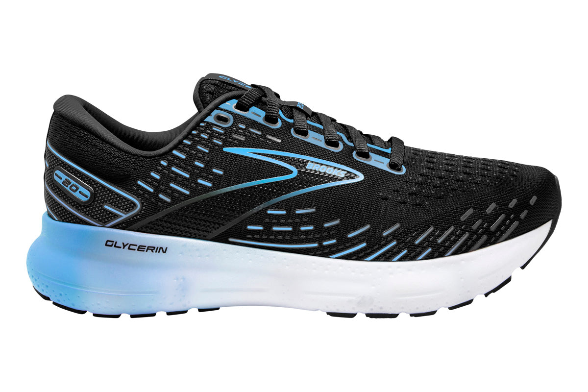 Brooks Glycerin 20 D Black/White Womens – Pure Performance