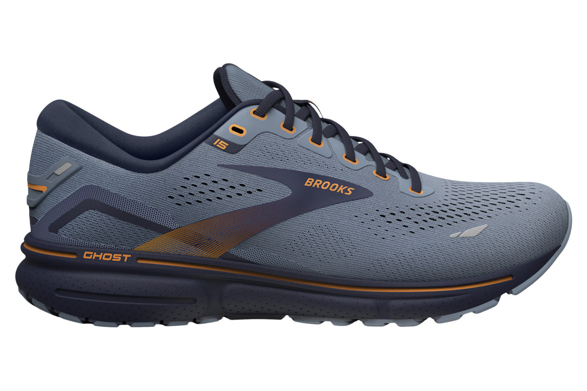 Brooks Ghost 15 2E Alloy/Oyster/Black Mens