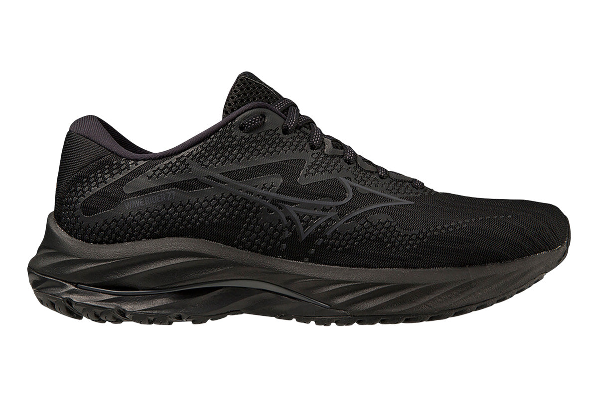 Mizuno Wave Rider 27 D Black/Ebony/Black Womens