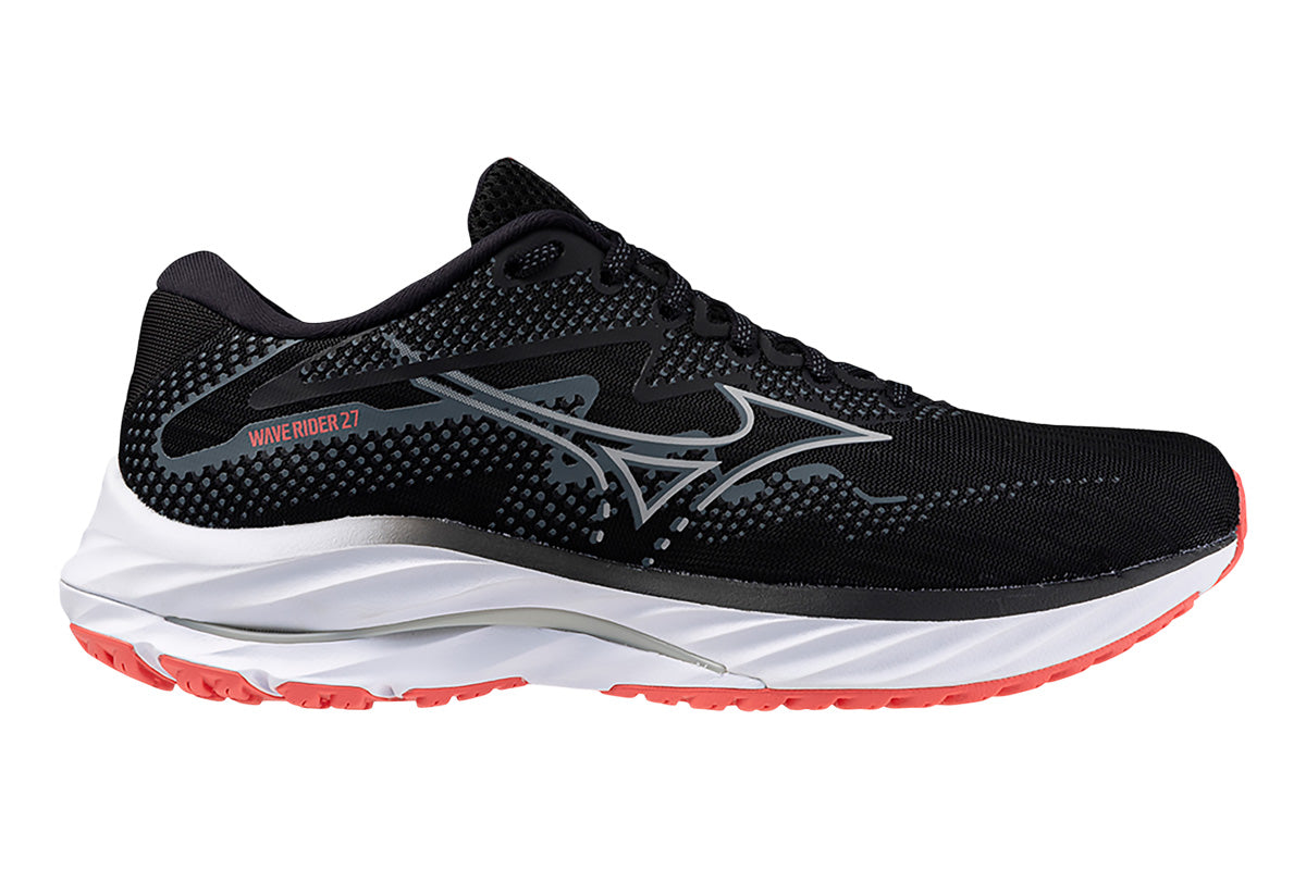 Mizuno Wave Rider 27 B Black/Ebony/Black Womens