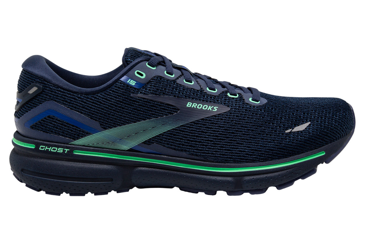 Brooks Ghost 15 2E Black/White Mens