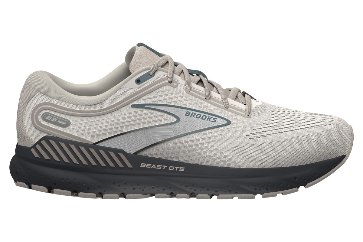 Brooks Beast GTS 23 2E Chateau Grey/White/Blue Mens