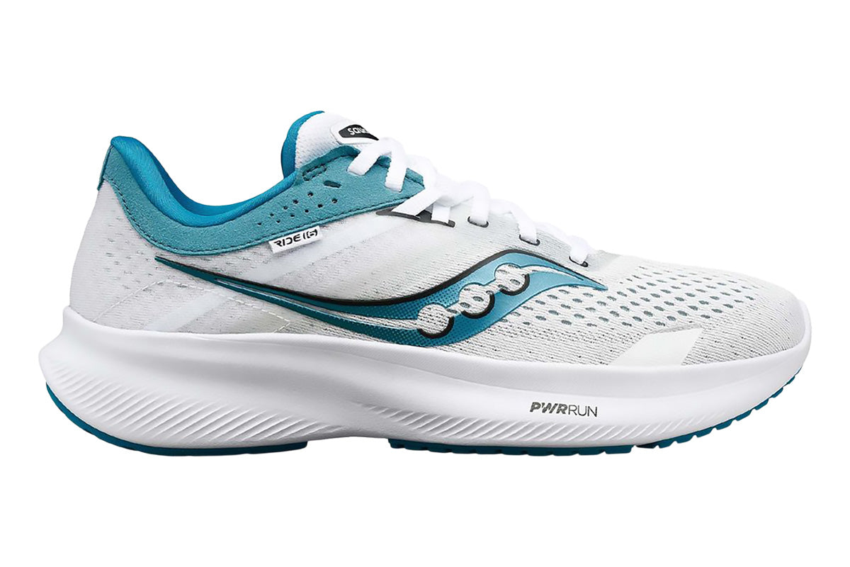 Saucony Ride 16 B Fossil/Pool Womens – Pure Performance