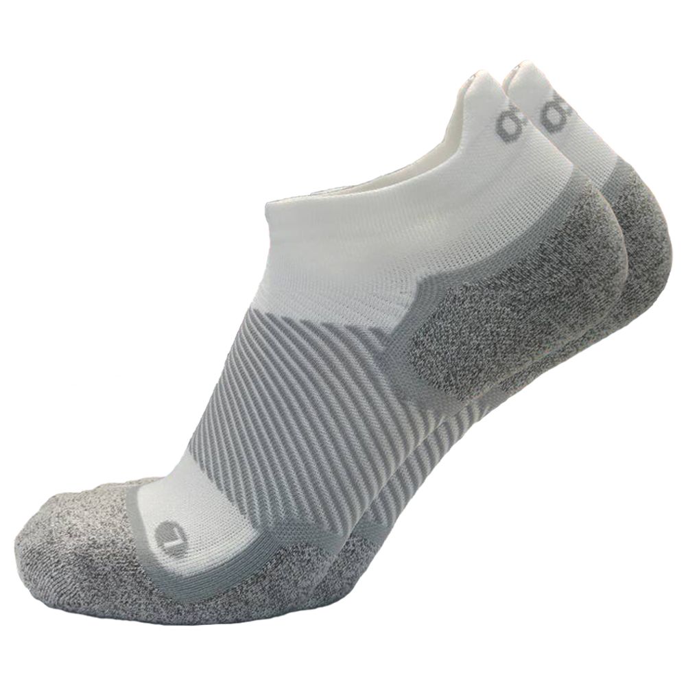 OS1st WP4 Wellness Performance No Show Socks White Unisex