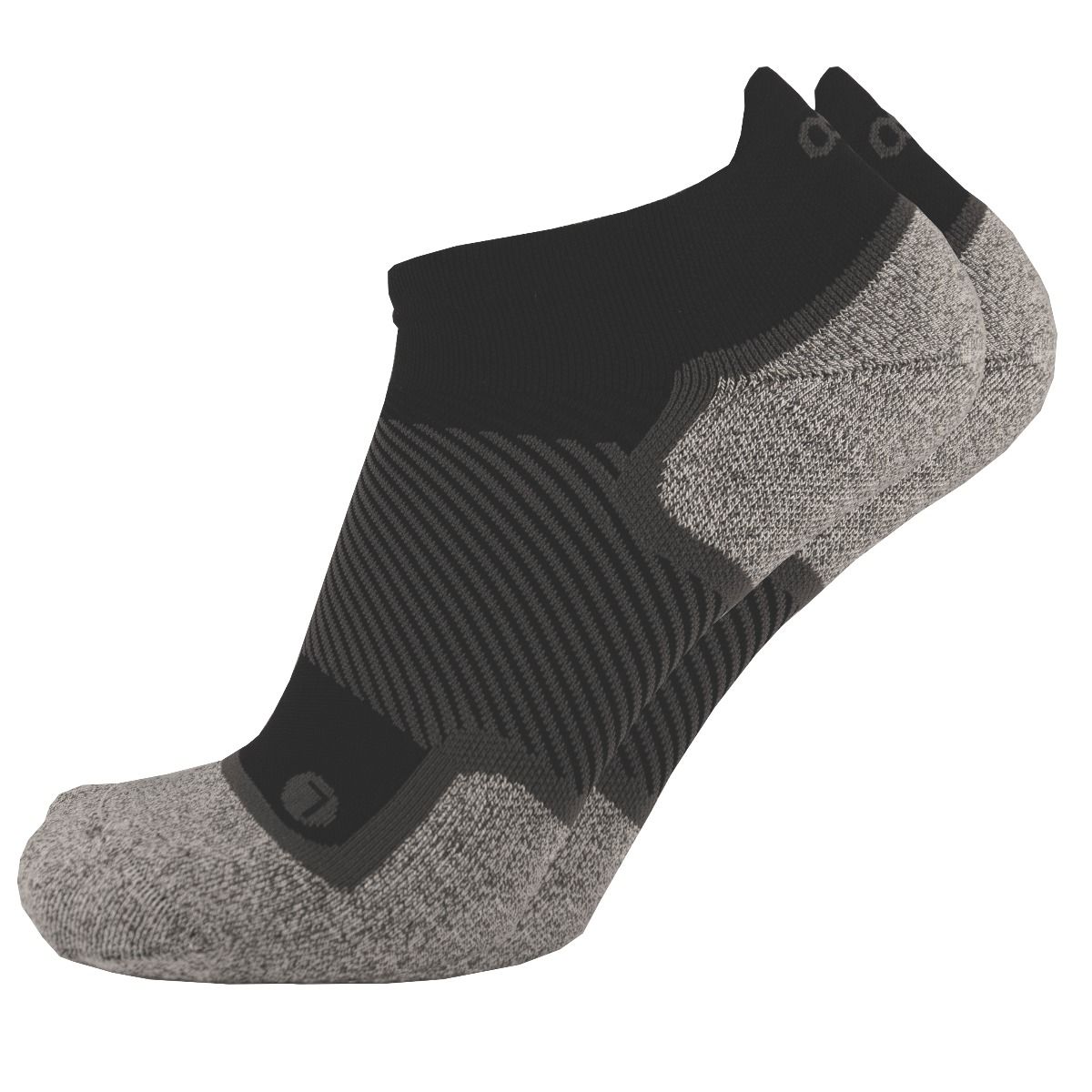 OS1st WP4 Wellness Performance No Show Socks Black Unisex