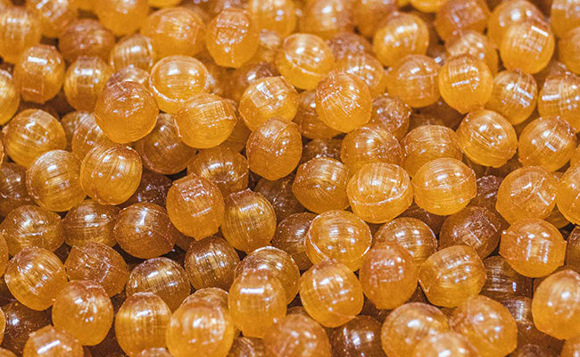 Confiserie au miel artisanale en forme de pastille