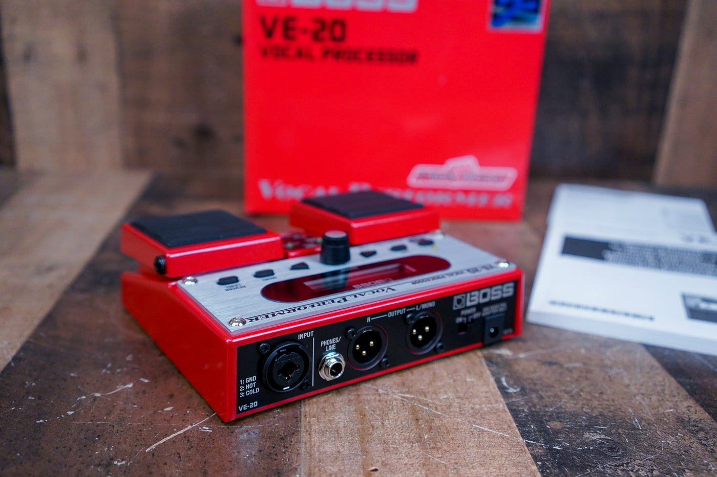 Boss VE-20 Vocal Performer Red in Box w/ Manual – A Flash Flood of