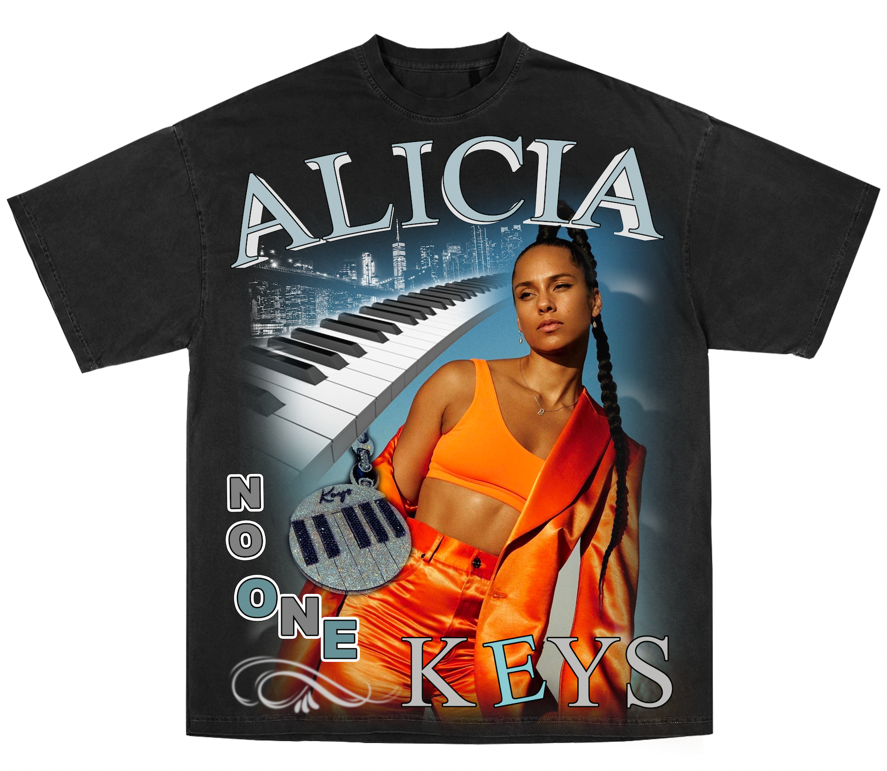 ALICIA KEYS GRAPHIC TEE