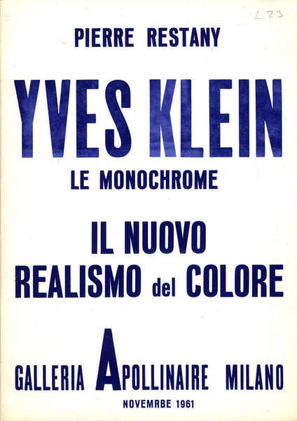 Yves Klein Blue