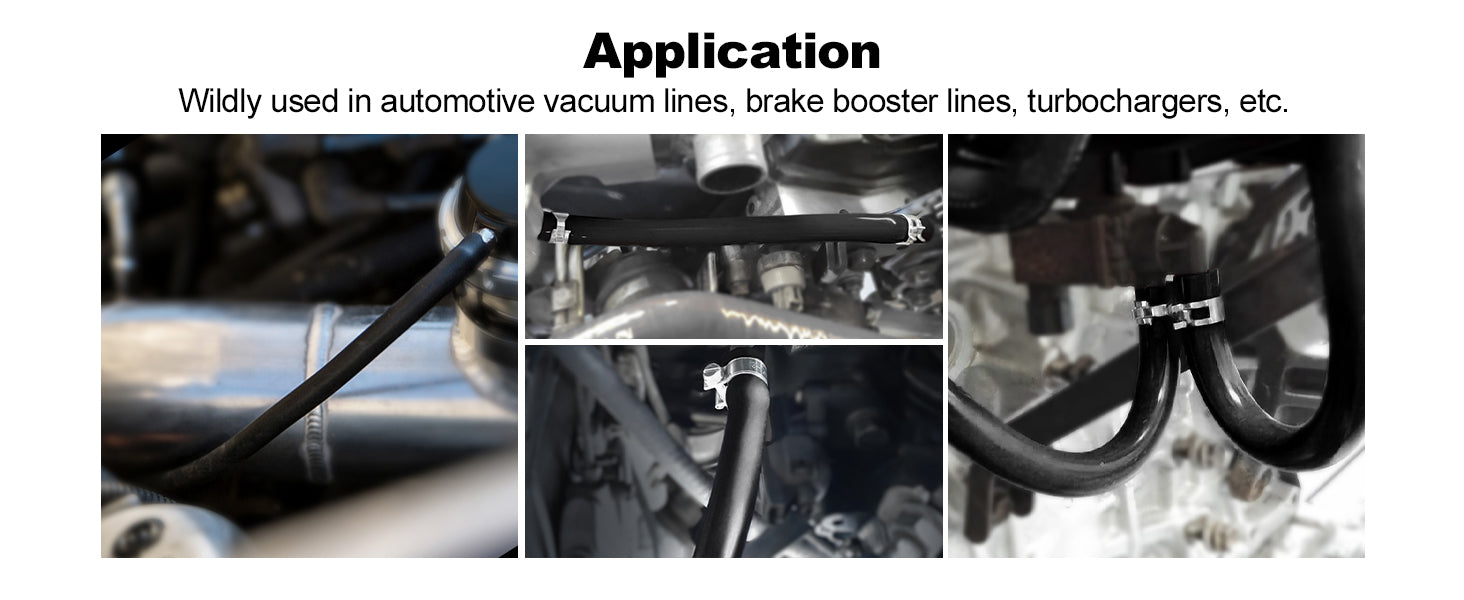 EVIL ENERGY Vacuum Hose Tubing Line Silicone 130PSI Max Pressure