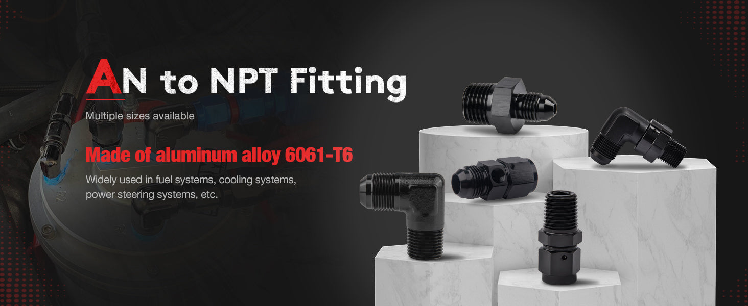 AN to NPT fitting