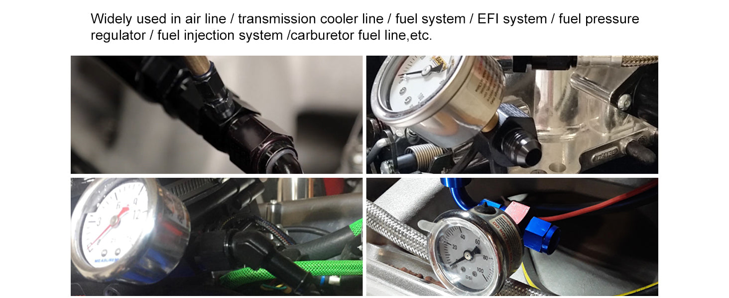 EVIL ENERGY 1 8 npt fuel pressure gauge adapter